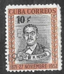 Stamps Cuba -  495 - Jose M. de Medina