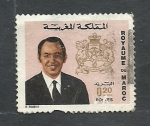 Stamps Morocco -  Hassan   II