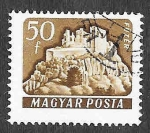 Stamps Hungary -  1359 - Castillo de Fuzer