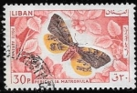 Stamps Lebanon -  mariposas