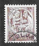 Stamps Norway -  669 - Talla de Madera