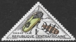 Stamps Central African Republic -  insectos