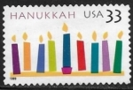 Stamps United States -  Hanukkah