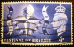 Stamps : Europe : United_Kingdom :  Rey Jorge VI. Festival of Britain