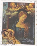 Stamps Paraguay -  La Hermandad del Rosario, por Durer