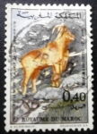 Stamps Morocco -  Naturaleza. Ammotragus lervia