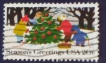 Stamps United States -  Navidad