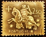 Stamps Portugal -  Caballeros medievales