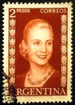 Stamps Argentina -  Eva Perón