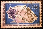 Stamps France -  Centenario del Club Alpino francés 
