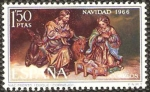 Stamps Spain -  1764 - Navidad, Nacimiento cuadro de Duque de Cornejo