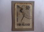 Stamps Uruguay -  Diosa Alada- Monumento en la Base Aérea Capitán Boiso Lanza