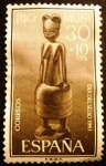 Stamps Spain -  Rio Muni. Día del Sello. Estatuillas indígenas