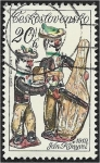 Stamps Czechoslovakia -  Cerámica eslovaca, 