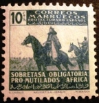 Stamps Spain -  Marruecos español. Beneficencia. Pro mutilados de guerra