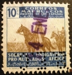 Stamps Spain -  Marruecos español. Beneficencia. Pro mutilados de guerra