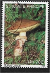 Stamps So Tom and Prncipe -  Hongos 1992, Suillus Luteus