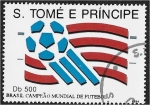Stamps So Tom and Prncipe -  Campeonato Mundial de Fútbol de 1994, Campeonato de Fútbol de la Copa Mundial de Estados Unidos