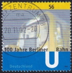 Stamps Germany -  100 años Metro Berlín