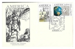 Stamps Uruguay -  SPD 1420-1421 - V Centenario del Descubrimiento de América (UPAEP)