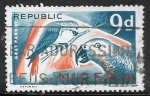 Stamps Nigeria -  Aves - Grey Parrot