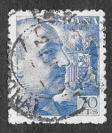 Stamps Spain -  Edif 929 - Francisco Franco Bahamonde
