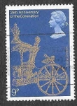 Stamps United Kingdom -  835 - XXV Aniversario de la Coronación de Isabel III