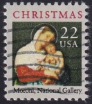 Stamps United States -  Navidad 1987