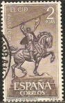 Stamps Spain -  el cid campeador