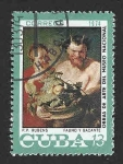 Stamps Cuba -  1876 - Pintura del Museo Nacional