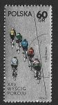 Stamps Poland -  1876 - XXV Carrera Ciclista Varsovia-Berlín-Praga