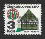 Stamps Czechoslovakia -  1736A - Arquitectura Popular