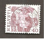 Stamps Switzerland -  INTERCAMBIO
