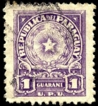 Stamps America - Paraguay -  Escudo de Paraguay. U.P.U.