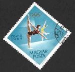 Stamps Hungary -  1599 - XVIII JJOO Tokyo