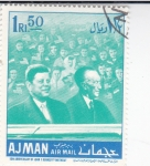 Stamps United Arab Emirates -  kennedy