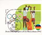 Stamps Madagascar -  OLIMPIADA BARCELONA'92