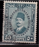 Stamps Egypt -  Rey Fuad I