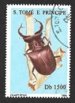 Stamps So Tom and Prncipe -  1287d - Escarabajo Ciervo Gigante