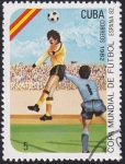 Stamps Cuba -  Copa del Mundo, España '82