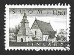 Stamps Finland -  407 - Iglesia de Lammi