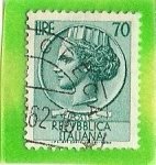 Stamps Italy -  Moneda de Siracusa