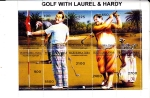 Stamps Russia -  JUGANDO AL GOLF LAUREL & HARDY