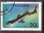 Stamps Tanzania -  serie- Tiburones