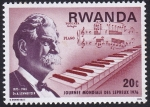 Stamps : Africa : Rwanda :  Dr. Albert Schweitzer
