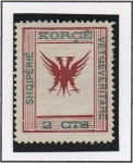 Stamps Albania -  Aguila de doble cabeza