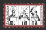 Stamps Germany -  1214 - 150 Aniversario de la Muerte de Carl Maria von Weber