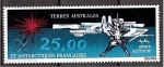 Stamps French Southern and Antarctic Lands -  Azúl, rojo y negro- Obra de Mathieu