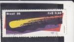 Stamps Brazil -  Cometa Halley