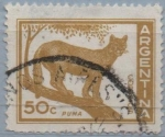 Stamps Argentina -  Puma